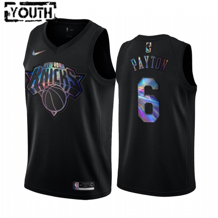 Maglia NBA New York Knicks Elfrid Payton 6 Iridescent HWC Collection Swingman - Bambino
